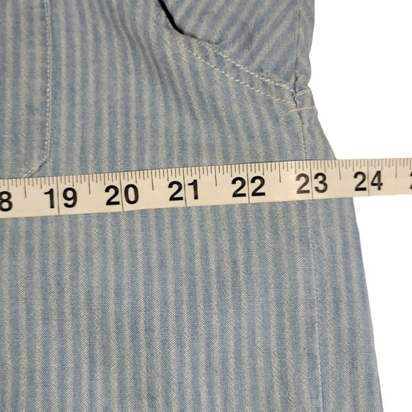 Guess Western Wear Vintage 80's 90's Pinstripe Button Down Collard Shirt Men's L - Picture 9 of 11